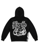 Blue Strips LA MLB Classic Hoodie BLk 2